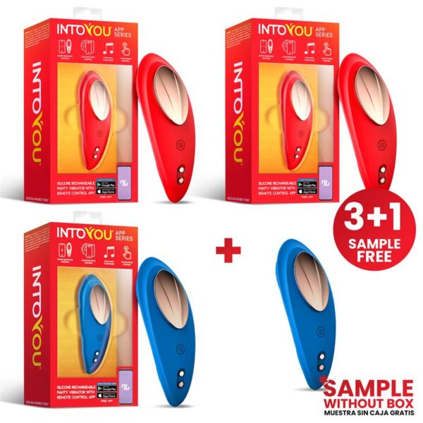 Pack 3 + Tester Vibrating Panty with APP