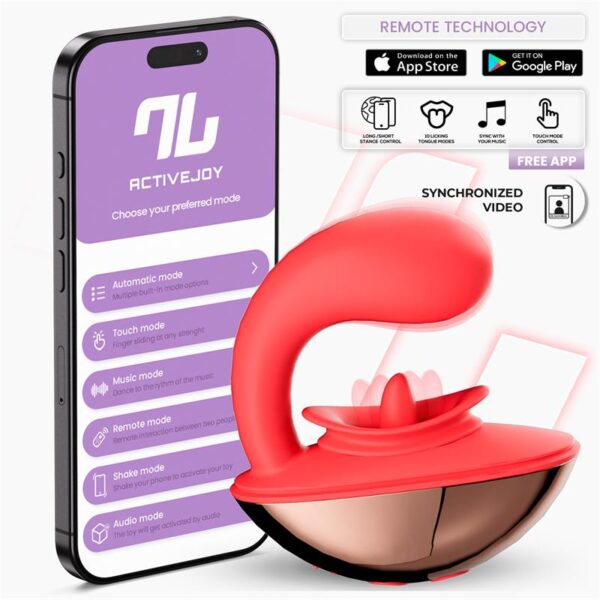 Rondy Vibrating and Licking Tongue Stimulator with App