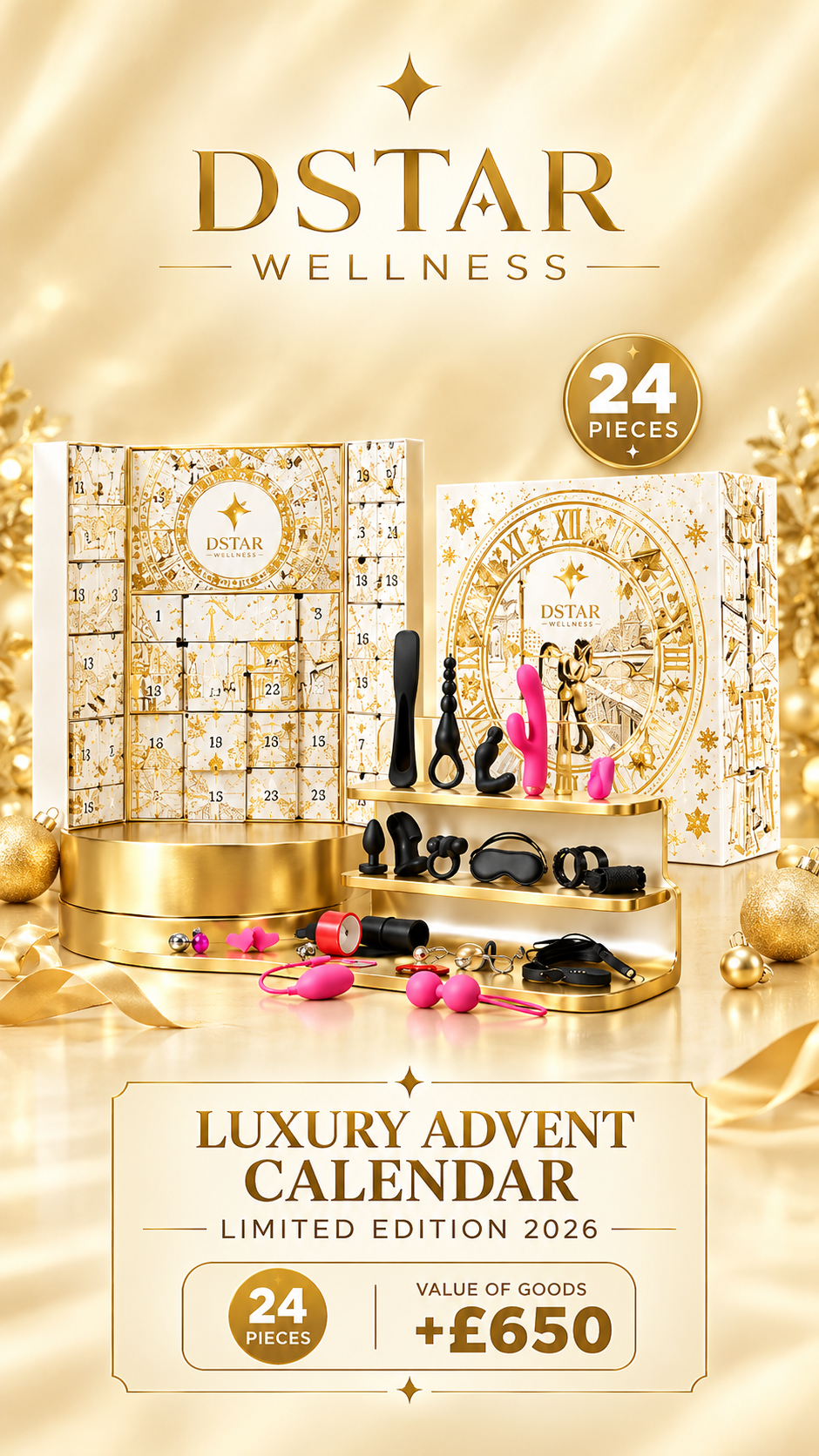 DSTAR Luxury Advent Wellness Calendar DSTAR Luxury Advent Wellness Calendar